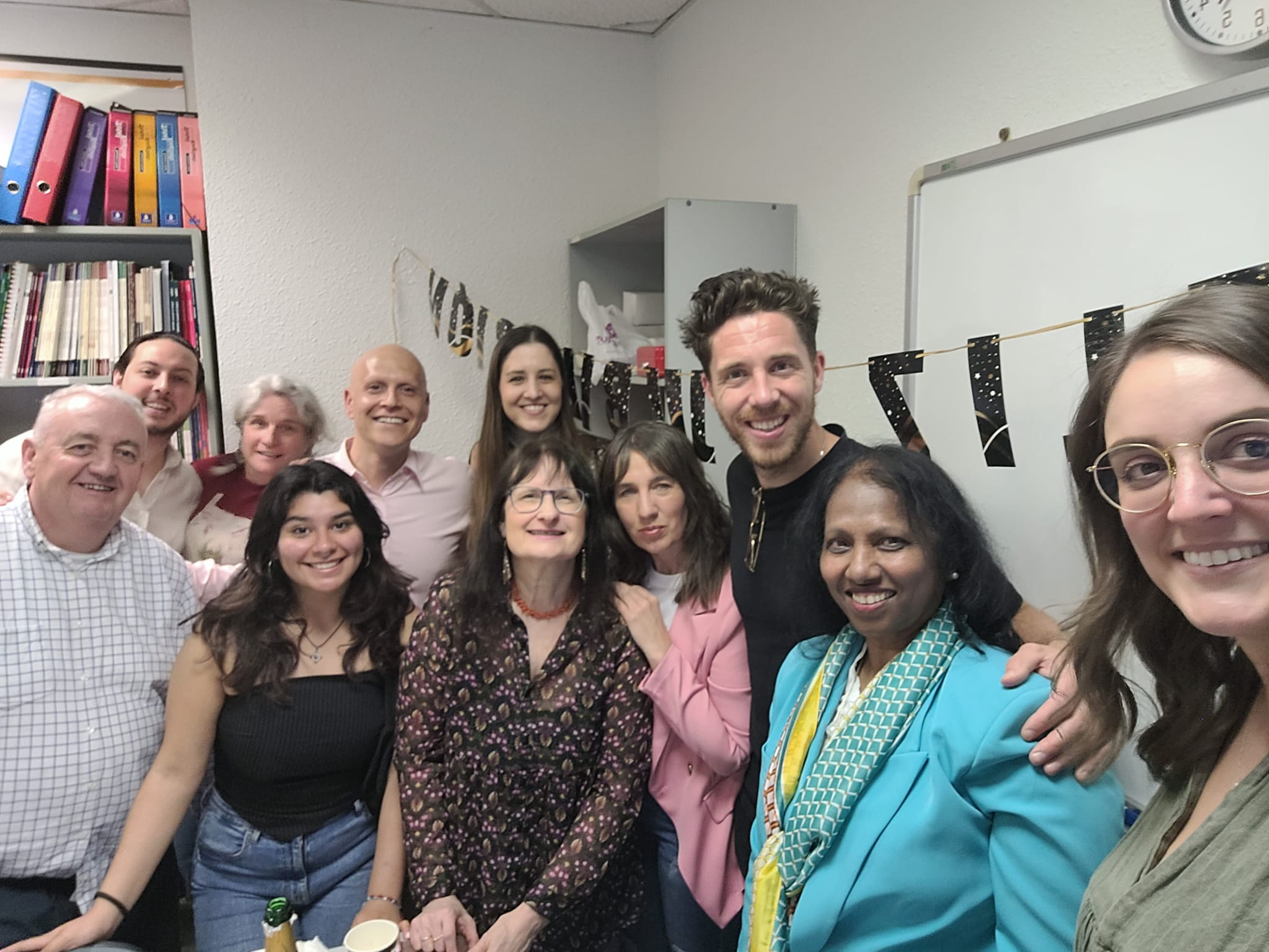 Easyworld celebrating Juliet's retirement