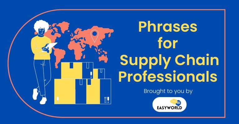 Essential Phrases for Supply Chain Professionals